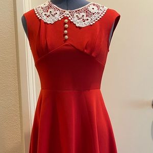 Red Midi Dress
